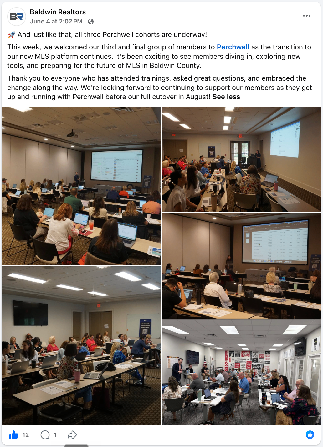 Baldwin REALTORS® — on-site trainings complete across all offices