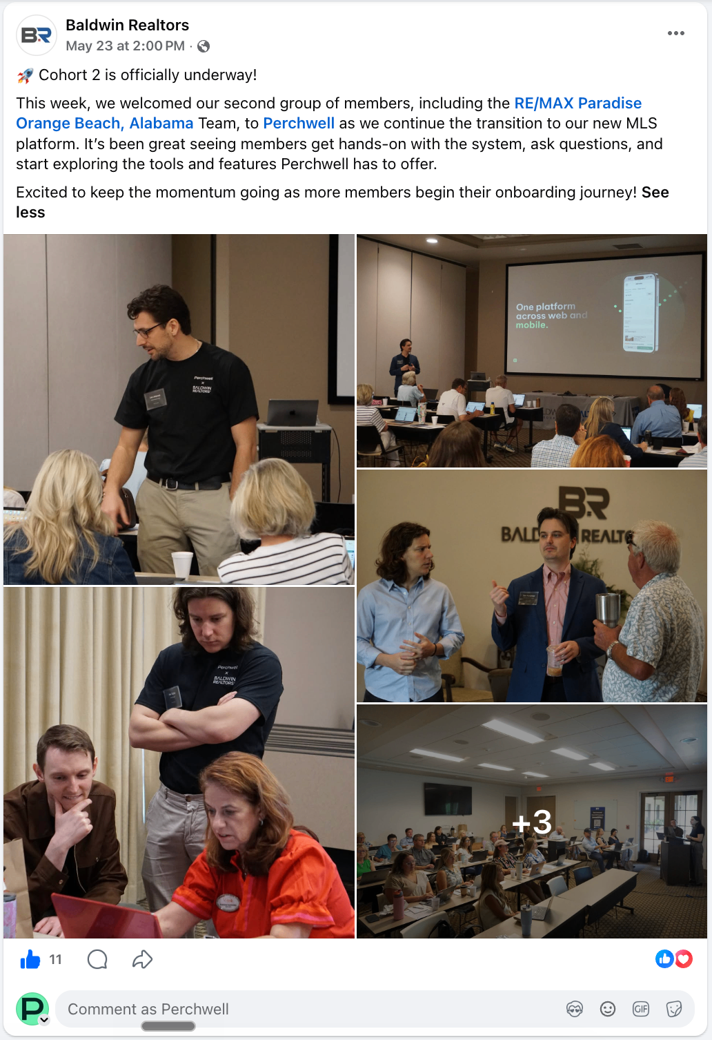 Baldwin REALTORS® — on-site trainings underway across offices